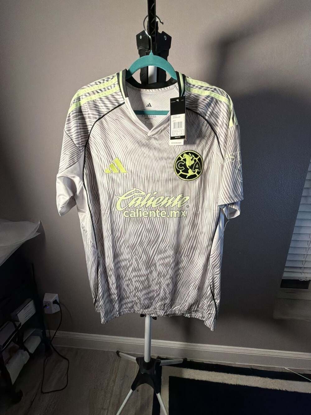 Adidas Club America 25/26 Third Jersey Size 3XL Gray Soccer